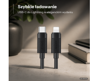 USAMS Kabel U94 30W USB-C do Lightning 1m czarny - 1569111 - zdjęcie 2